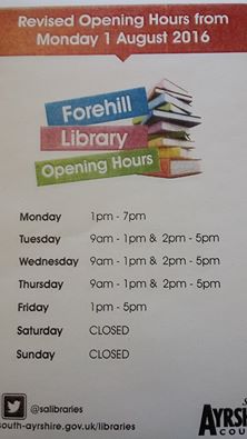 Forehill Library Opening Hours