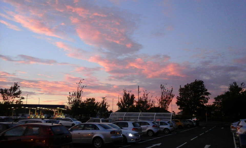 Sunset over Ayr, September 2015