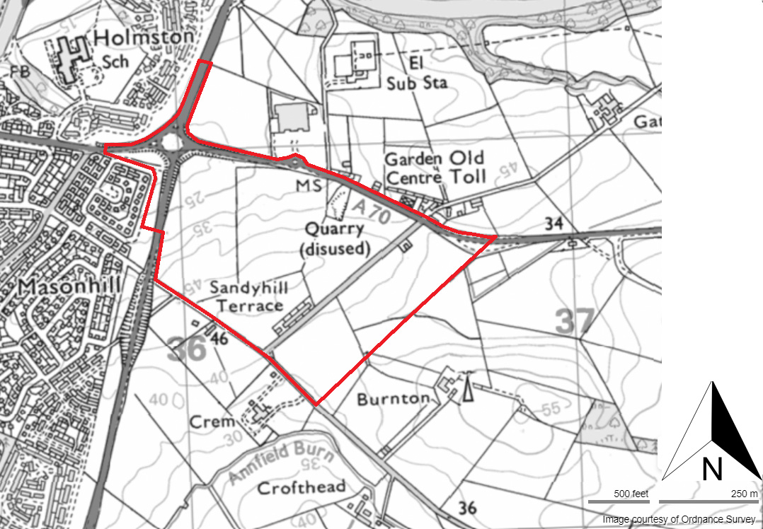 Holmston Location Plan