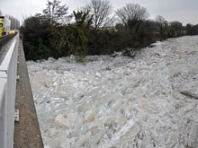 River Ayr frozen taken in December 2010