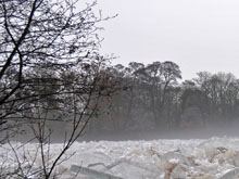 River Ayr frozen taken in December 2010